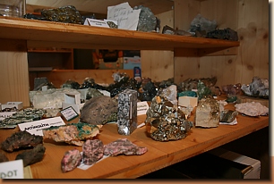 Mineraliensammlung am Wachlbacherhof